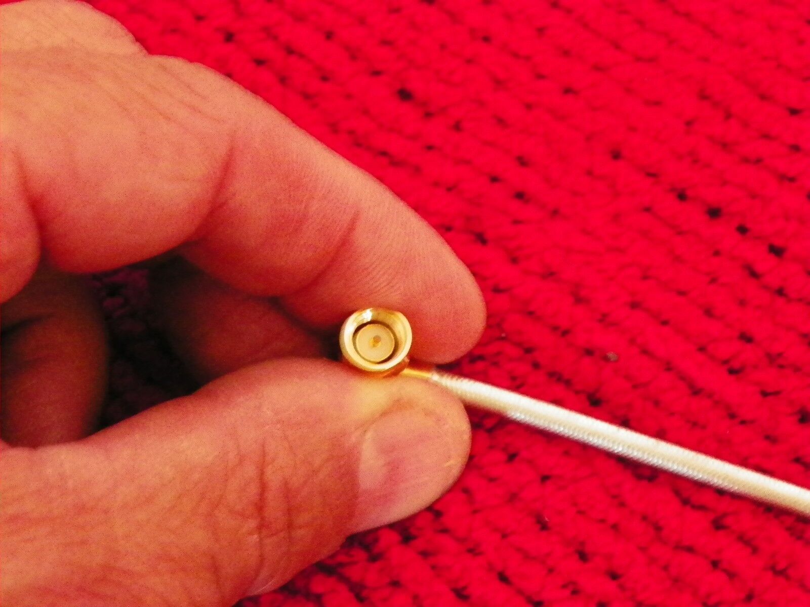 3.5mm RF Tensolite 601 or Belden-N 20Ghz Cable 17 inch Right Angle SMA to SMA 3.5mm RF Tensolite 601 or Belden-N 20Ghz Cable 17 inch Right Angle SMA to SMA